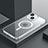 Coque Bumper Luxe Metal et Plastique Etui Housse avec Mag-Safe Magnetic Magnetique QC3 pour Apple iPhone 13 Mini Petit