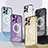 Coque Bumper Luxe Metal et Plastique Etui Housse avec Mag-Safe Magnetic Magnetique QC5 pour Apple iPhone 13 Pro Max Petit