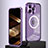 Coque Bumper Luxe Metal et Plastique Etui Housse avec Mag-Safe Magnetic Magnetique QC5 pour Apple iPhone 13 Pro Max Petit