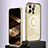 Coque Bumper Luxe Metal et Plastique Etui Housse avec Mag-Safe Magnetic Magnetique QC5 pour Apple iPhone 14 Pro Or