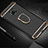 Coque Bumper Luxe Metal et Plastique Etui Housse avec Support Bague Anneau A01 pour Huawei Mate 20 Pro Noir