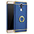 Coque Bumper Luxe Metal et Plastique Etui Housse avec Support Bague Anneau A01 pour Huawei Mate 9 Bleu