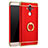 Coque Bumper Luxe Metal et Plastique Etui Housse avec Support Bague Anneau A01 pour Huawei Mate 9 Rouge