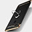 Coque Bumper Luxe Metal et Plastique Etui Housse avec Support Bague Anneau A01 pour Oppo A7 Petit