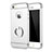 Coque Bumper Luxe Metal et Plastique Etui Housse avec Support Bague Anneau A02 pour Apple iPhone 5 Argent