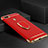 Coque Bumper Luxe Metal et Plastique Etui Housse avec Support Bague Anneau A02 pour Oppo A7 Rouge