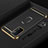 Coque Bumper Luxe Metal et Plastique Etui Housse avec Support Bague Anneau P01 pour OnePlus Nord N200 5G Noir