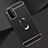 Coque Bumper Luxe Metal et Plastique Etui Housse avec Support Bague Anneau P02 pour Oppo A74 5G Petit