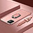 Coque Bumper Luxe Metal et Plastique Etui Housse avec Support Bague Anneau T01 pour Apple iPhone 11 Or Rose