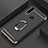 Coque Bumper Luxe Metal et Plastique Etui Housse avec Support Bague Anneau T01 pour Huawei Honor 20 Lite Noir