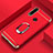 Coque Bumper Luxe Metal et Plastique Etui Housse avec Support Bague Anneau T01 pour Huawei Honor 20 Lite Rouge