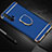 Coque Bumper Luxe Metal et Plastique Etui Housse avec Support Bague Anneau T01 pour Huawei Honor 20 Pro Bleu