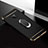 Coque Bumper Luxe Metal et Plastique Etui Housse avec Support Bague Anneau T01 pour Huawei Mate 20 Noir