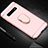 Coque Bumper Luxe Metal et Plastique Etui Housse avec Support Bague Anneau T01 pour Samsung Galaxy S10 5G Petit