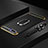 Coque Bumper Luxe Metal et Plastique Etui Housse avec Support Bague Anneau T02 pour Oppo RX17 Neo Noir