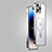 Coque Bumper Luxe Metal et Plastique Etui Housse JB2 pour Apple iPhone 15 Pro Argent