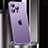 Coque Bumper Luxe Metal et Plastique Etui Housse JL2 pour Apple iPhone 13 Pro Max Violet