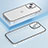 Coque Bumper Luxe Metal et Plastique Etui Housse LF3 pour Apple iPhone 13 Argent