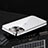 Coque Bumper Luxe Metal et Plastique Etui Housse LF5 pour Apple iPhone 13 Pro Argent