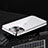 Coque Bumper Luxe Metal et Plastique Etui Housse LF5 pour Apple iPhone 13 Pro Max Argent