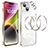 Coque Bumper Luxe Metal et Plastique Etui Housse LF5 pour Apple iPhone 14 Or