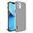 Coque Bumper Luxe Metal et Plastique Etui Housse LF6 pour Apple iPhone 13 Argent