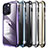 Coque Bumper Luxe Metal et Plastique Etui Housse LF6 pour Apple iPhone 14 Petit