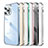 Coque Bumper Luxe Metal et Plastique Etui Housse LF7 pour Apple iPhone 13 Pro Max Petit