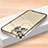 Coque Bumper Luxe Metal et Plastique Etui Housse LK2 pour Apple iPhone 14 Pro Max Or