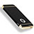 Coque Bumper Luxe Metal et Plastique Etui Housse M01 pour Apple iPhone 5 Noir