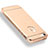 Coque Bumper Luxe Metal et Plastique Etui Housse M01 pour Apple iPhone 5 Or