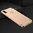 Coque Bumper Luxe Metal et Plastique Etui Housse M01 pour Huawei Honor 8X Or