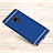 Coque Bumper Luxe Metal et Plastique Etui Housse M01 pour Huawei Mate 20 X 5G Bleu