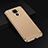 Coque Bumper Luxe Metal et Plastique Etui Housse M01 pour Huawei Mate 30 Lite Or