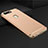 Coque Bumper Luxe Metal et Plastique Etui Housse M01 pour Oppo A7 Or