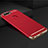 Coque Bumper Luxe Metal et Plastique Etui Housse M01 pour Oppo A7 Rouge