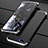 Coque Bumper Luxe Metal et Plastique Etui Housse M01 pour Oppo R17 Neo Argent