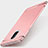 Coque Bumper Luxe Metal et Plastique Etui Housse M01 pour Oppo RX17 Pro Or Rose