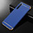 Coque Bumper Luxe Metal et Plastique Etui Housse M01 pour Realme XT Bleu