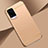 Coque Bumper Luxe Metal et Plastique Etui Housse M01 pour Vivo V20 Pro 5G Or