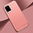 Coque Bumper Luxe Metal et Plastique Etui Housse M01 pour Vivo V20 Pro 5G Or Rose