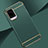 Coque Bumper Luxe Metal et Plastique Etui Housse M01 pour Vivo V20 Pro 5G Vert Nuit