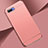 Coque Bumper Luxe Metal et Plastique Etui Housse M02 pour Oppo A12e Or Rose