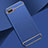 Coque Bumper Luxe Metal et Plastique Etui Housse M02 pour Oppo A5 Bleu