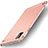 Coque Bumper Luxe Metal et Plastique Etui Housse M05 pour Apple iPhone X Or Rose