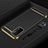 Coque Bumper Luxe Metal et Plastique Etui Housse P01 pour Oppo A54 5G Noir