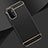 Coque Bumper Luxe Metal et Plastique Etui Housse P02 pour Oppo A54 5G Noir