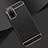 Coque Bumper Luxe Metal et Plastique Etui Housse P02 pour Oppo A55 5G Noir