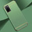 Coque Bumper Luxe Metal et Plastique Etui Housse P02 pour Oppo A55 5G Pastel Vert