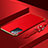 Coque Bumper Luxe Metal et Plastique Etui Housse pour Oppo Reno6 5G Rouge